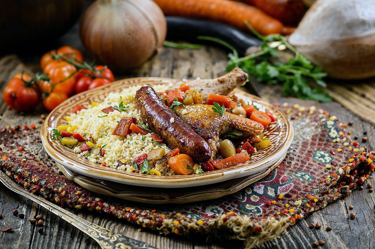 Halal Couscous Salad: A Moroccan Delight