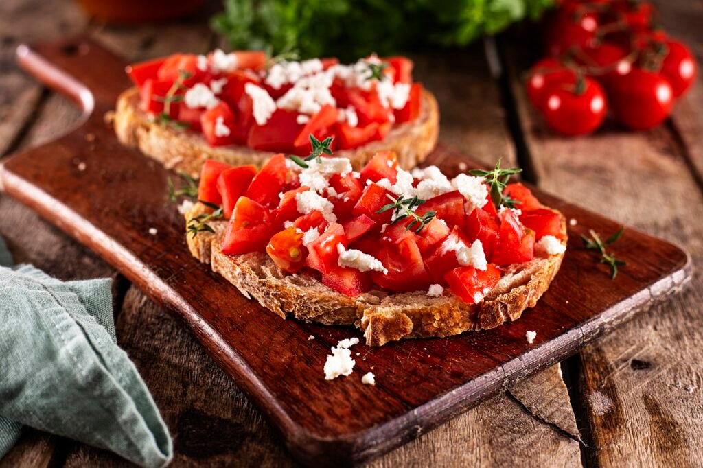 Halal Bruschetta