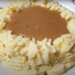 Halal Mashed Potatoes with Gravy
