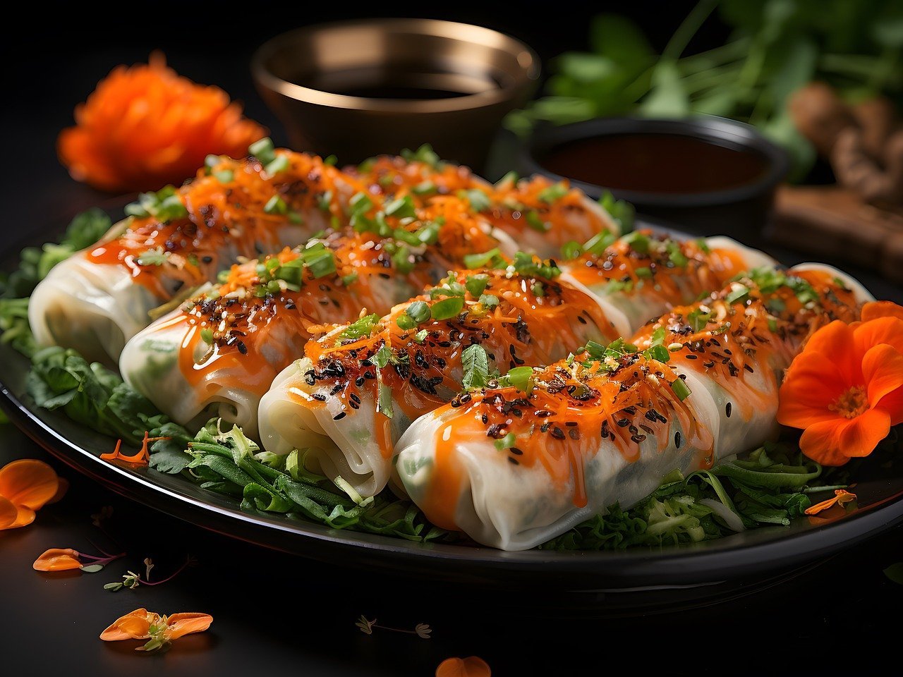 Halal Spring Rolls: A Crispy Chinese Fried Snack