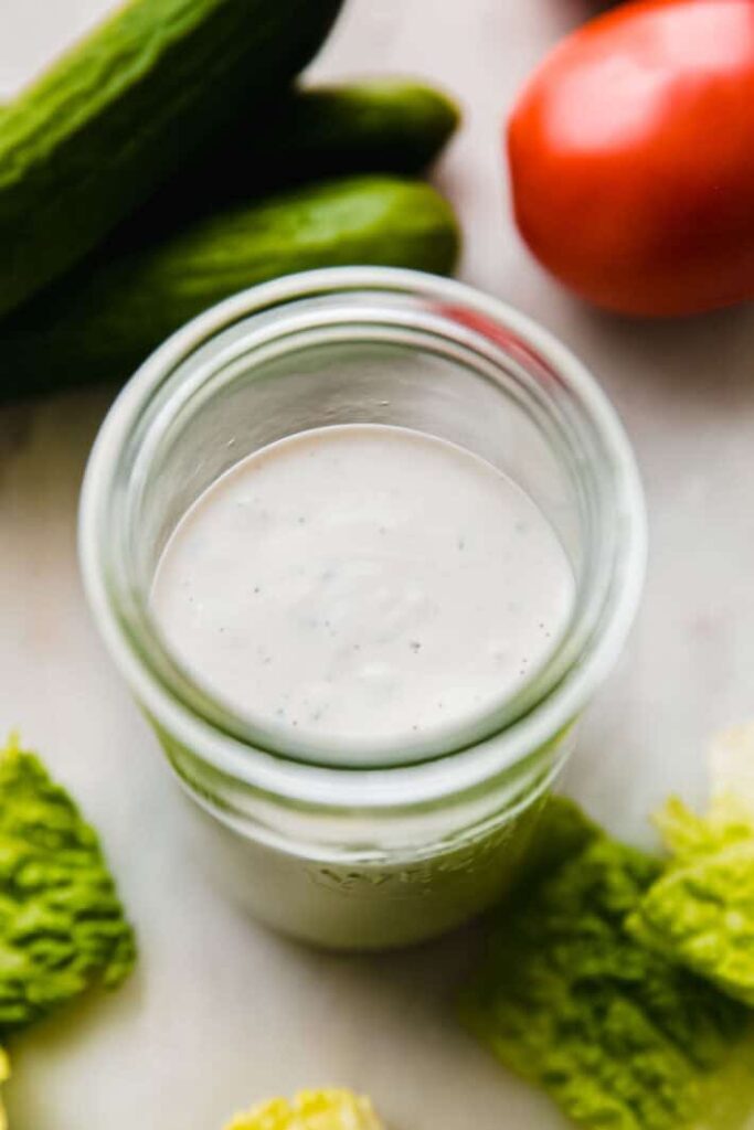 Creamy Halal White Sauce in a bowl - Middle Eastern recipe