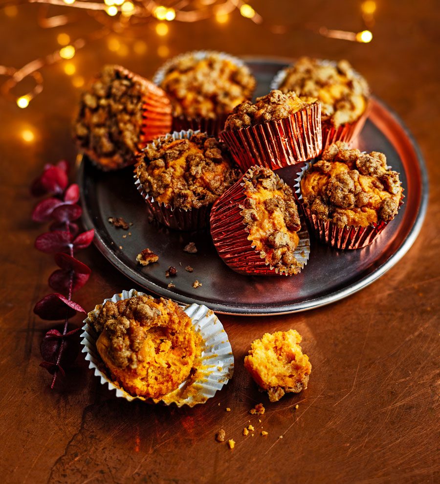 Halal Yam Muffins: Moist, Spiced Sweet Potato Delights